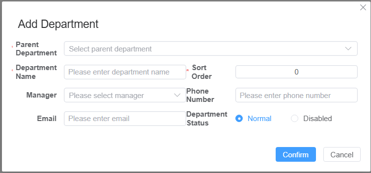 Department Management