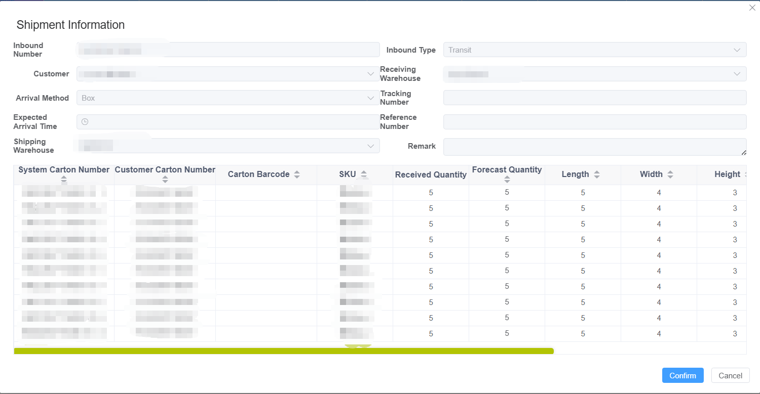 Receiving Operations